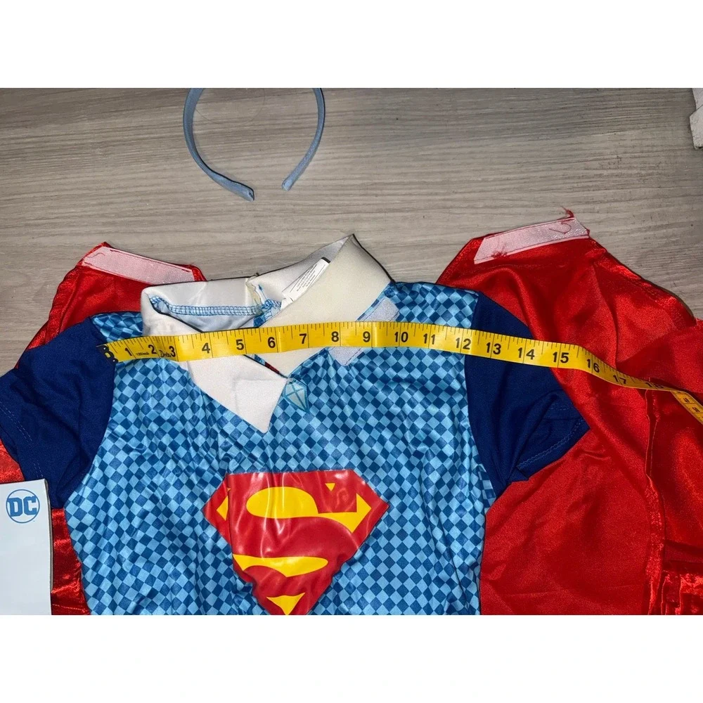 DC Super Hero Girls Supergirl Costume Dress Up Halloween Cosplay - Size 4-6